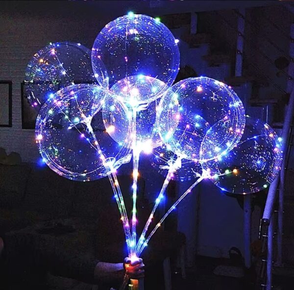 Globos burbuja con luz